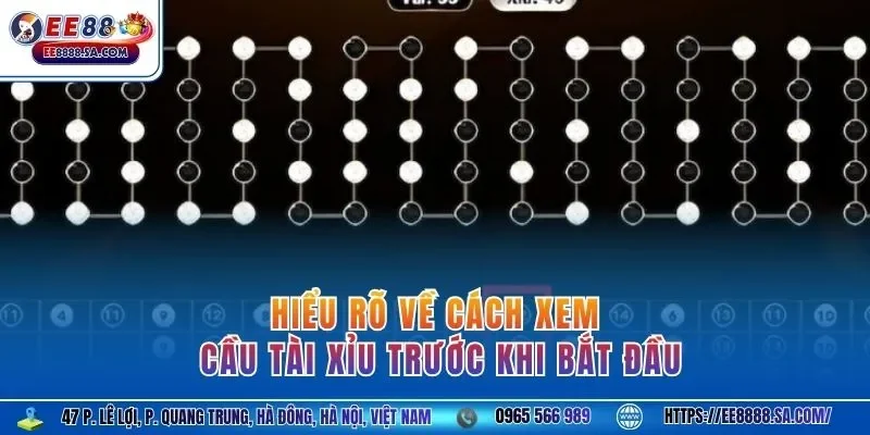 Hiểu rõ về cách xem cầu Tài Xỉu trước khi bắt đầu 