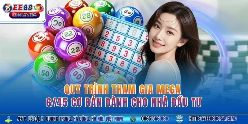 Quy trình tham gia Mega 6/45 cơ bản dành cho nhà đầu tư